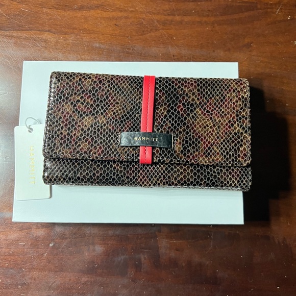 Hammitt Benjamin wallet painted rattle NEW - Picture 5 of 8
